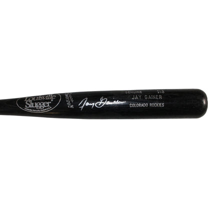 Jay Gainer Autographed Colorado Rockies Game Used Louisville Slugger Bat