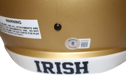 Michael Mayer Signed Notre Dame Fighting Irish Full Size Speed Helmet