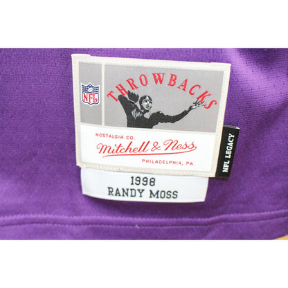 Randy Moss Signed Minnesota Vikings Mitchell & Ness Purple Jersey