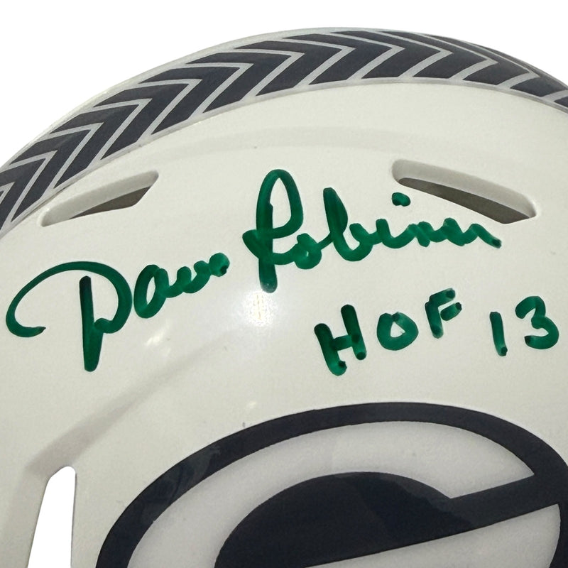 Dave Robinson Signed Green Bay Packers 2024 Salute to Service Mini Helmet