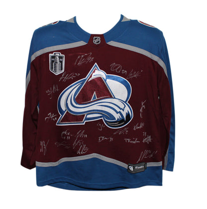 Colorado Avalanche Team Signed Fanatics Jersey (20 Autographs)