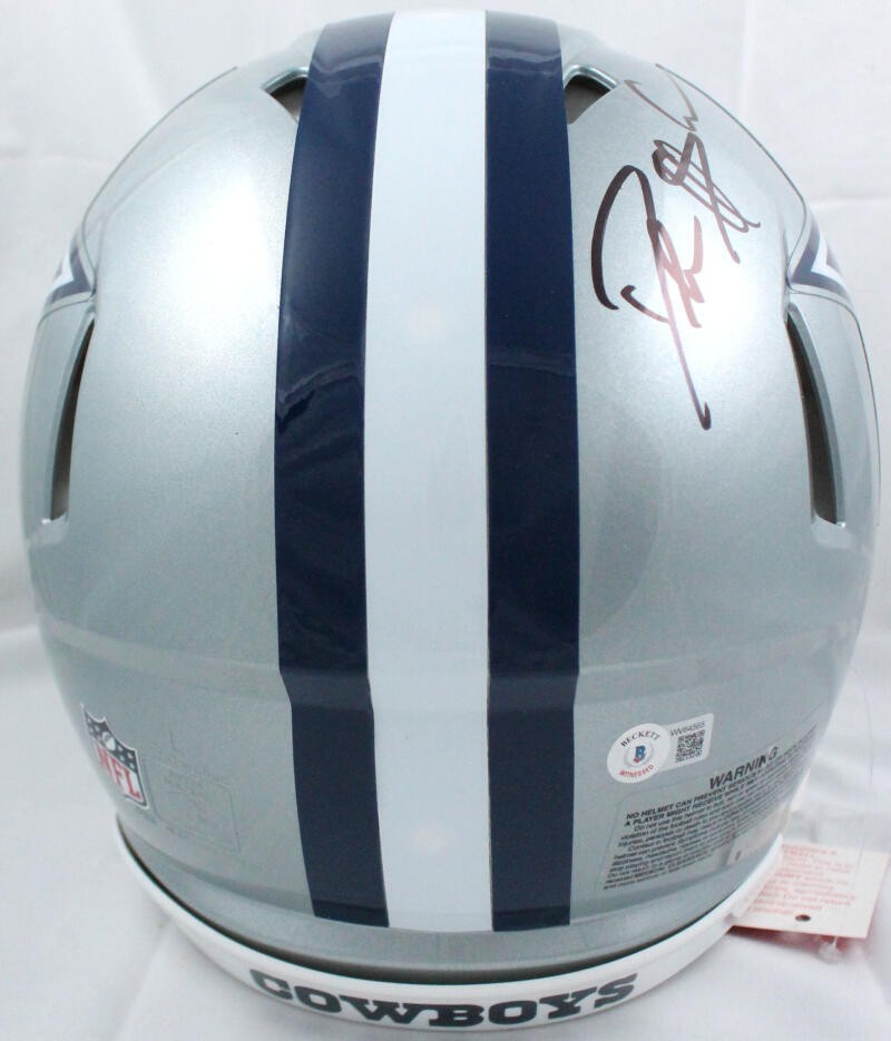 Deion Sanders Signed Dallas Cowboys Full Size Speed Authentic Helmet - Black