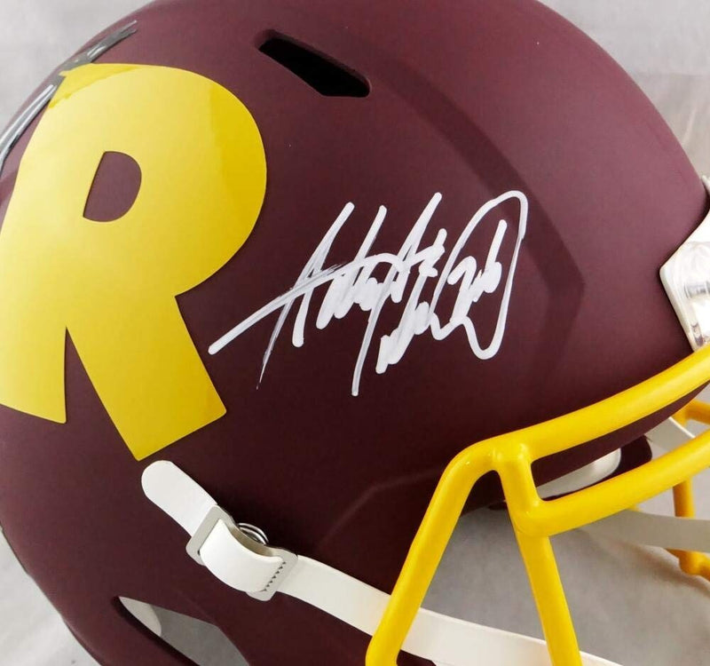 Adrian Peterson Signed Washington Redskins Full Size AMP Speed Helmet