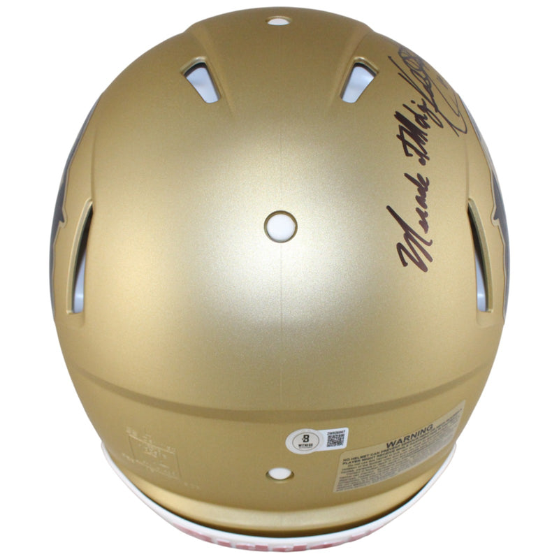 Kordell Stewart Signed Colorado Buffaloes Full Size Authentic Gold Helmet
