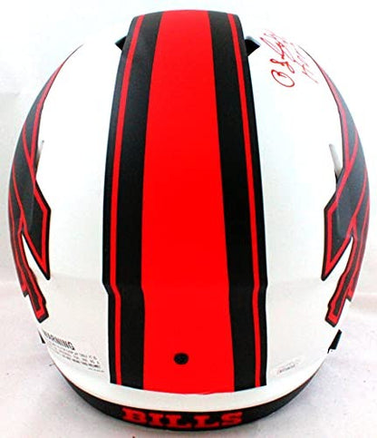 OJ Simpson Signed Buffalo Bills Full Size Lunar Speed Helmet (HOF)