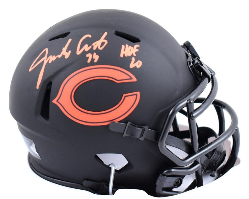 Jimbo Covert Signed Chicago Bears Eclipse Speed Mini Helmet (HOF Inscription)