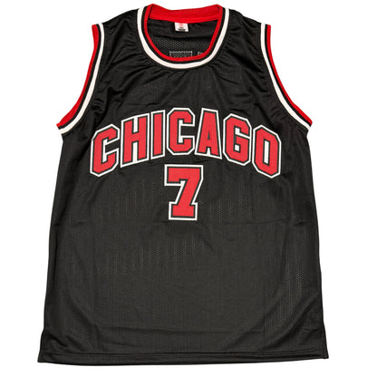 Toni Kukoc Signed Chicago Bulls Custom Jersey (JSA Witness COA)