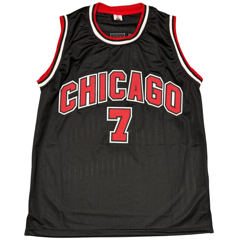 Toni Kukoc Signed Chicago Bulls Custom Jersey (JSA Witness COA)