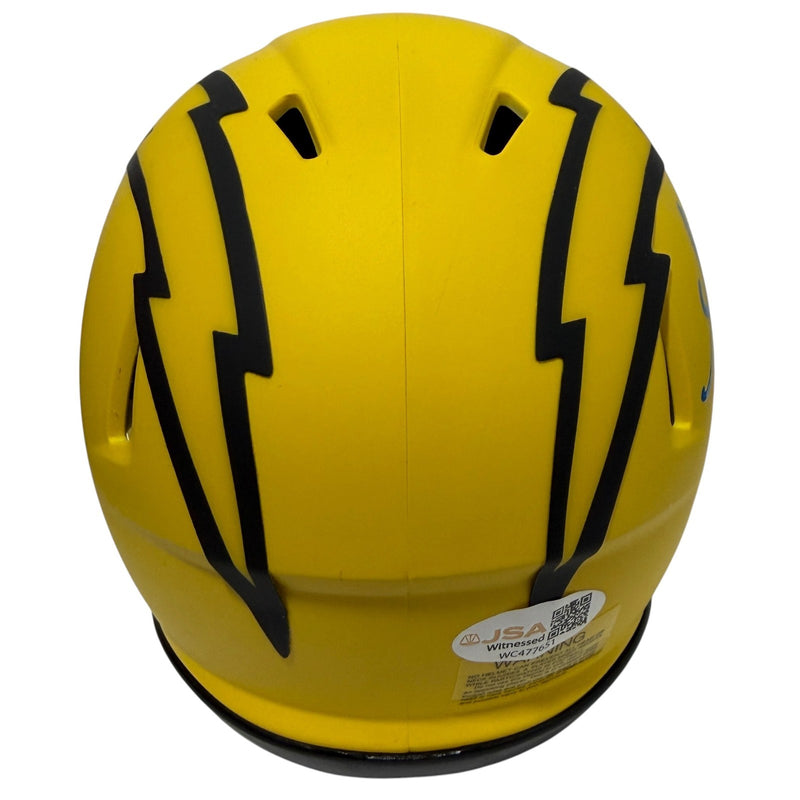 Anthony Miller Signed Los Angeles Chargers Rave Mini Helmet (JSA Witness)