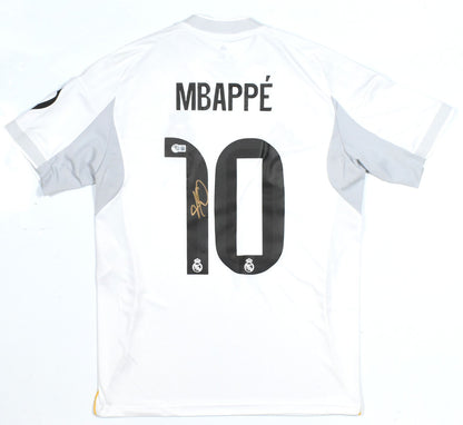 Kylian Mbappe Autographed Real Madrid Home Jersey