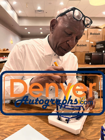 Eric Dickerson Signed Los Angeles Rams Retro Mini Helmet