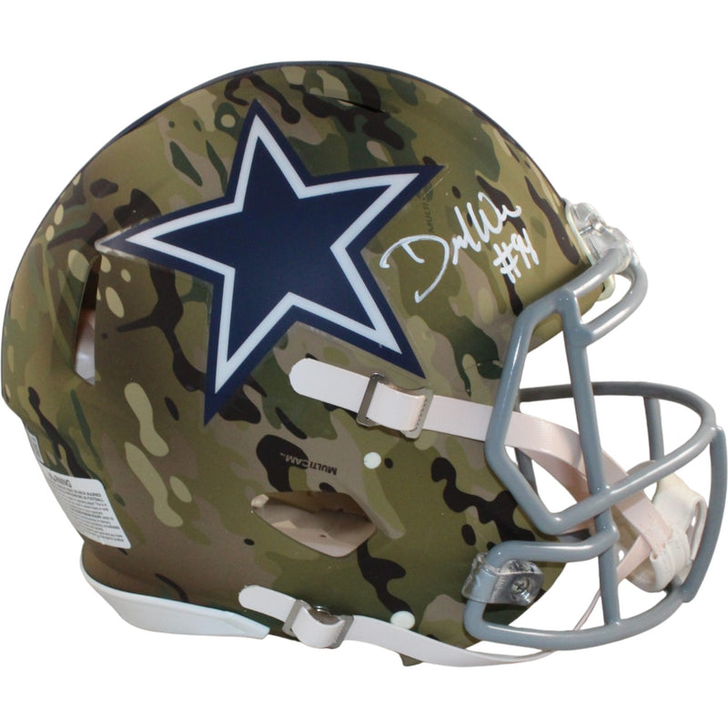 DeMarcus Ware Signed Dallas Cowboys Full Size Authentic Camo Helmet