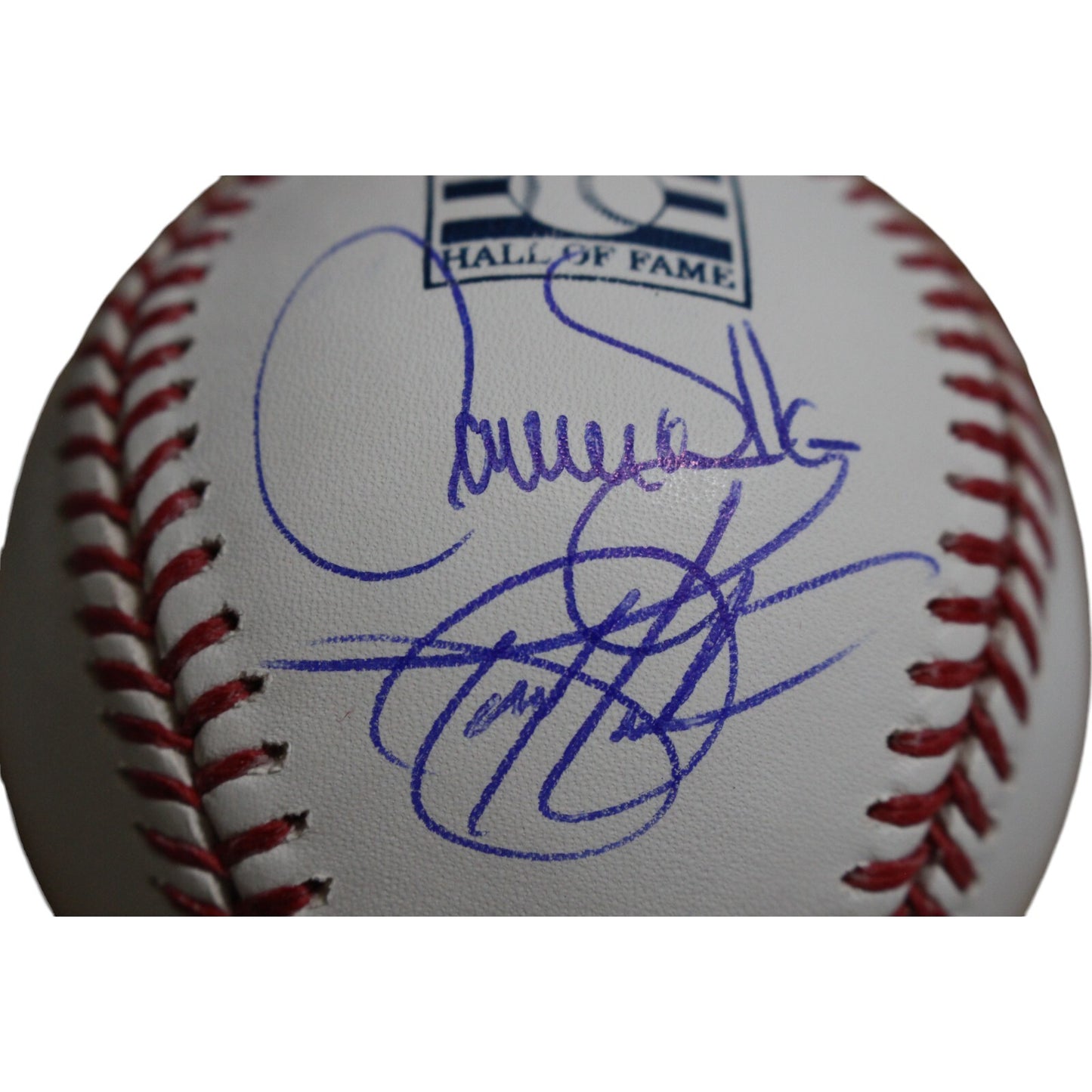 Todd Helton & Larry Walker Signed Colorado Rockies HOF MLB Baseball