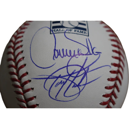 Todd Helton & Larry Walker Signed Colorado Rockies HOF MLB Baseball
