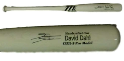 David Dahl Colorado Rockies Autographed Game Model Baseball Bat