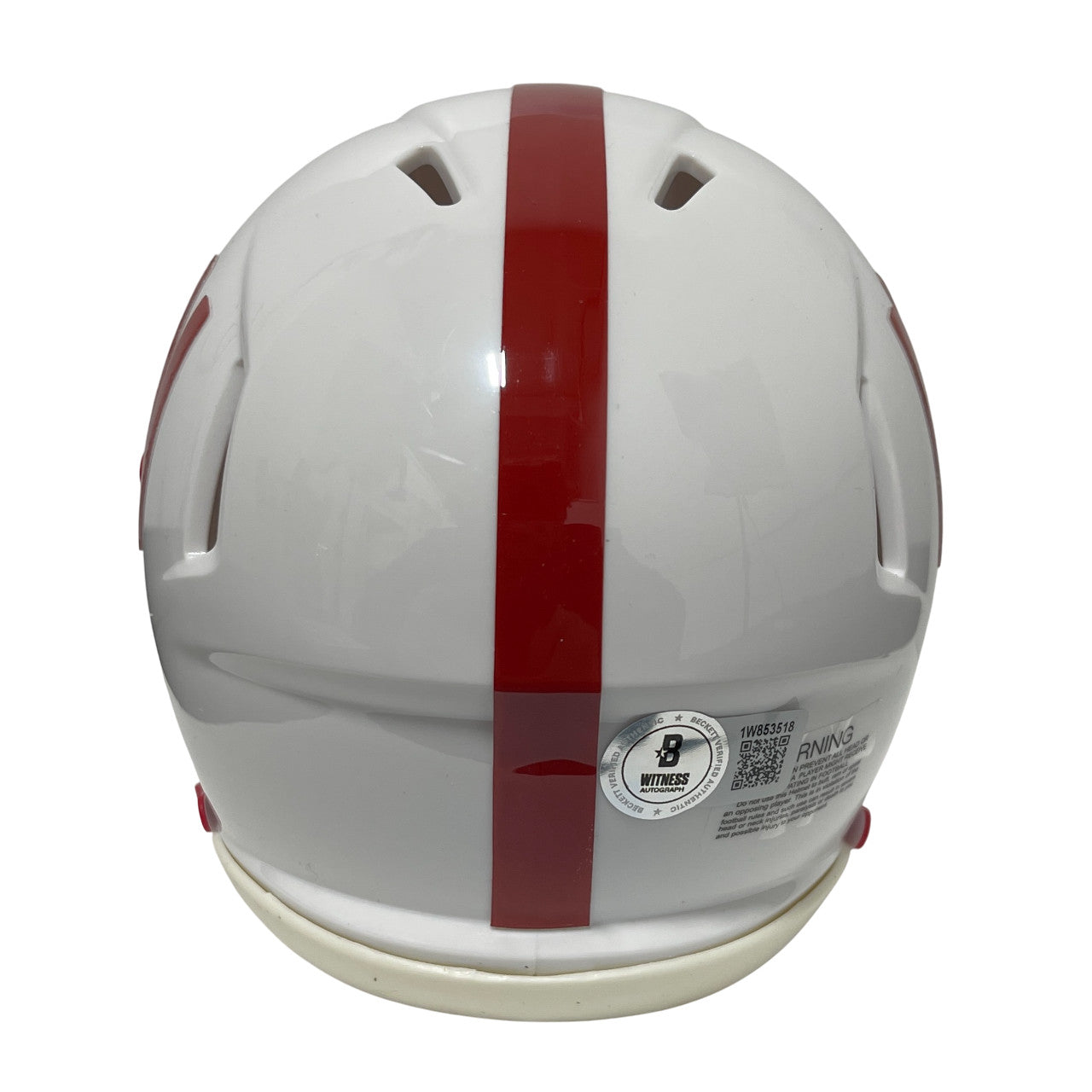 Mike Rozier Signed Nebraska Cornhuskers Speed Mini Helmet (Heisman 83)