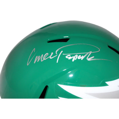 Vince Papale Signed Philadelphia Eagles Throwback Full Size Replica Helmet