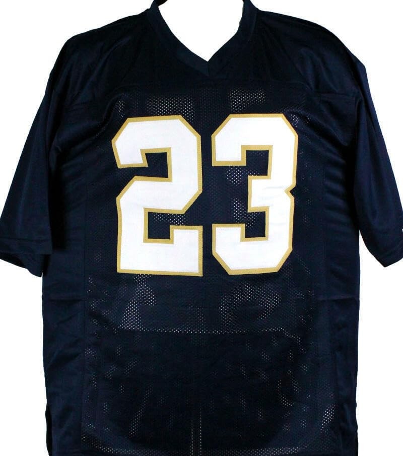 Kyren Williams Signed Notre Dame Custom Blue Jersey