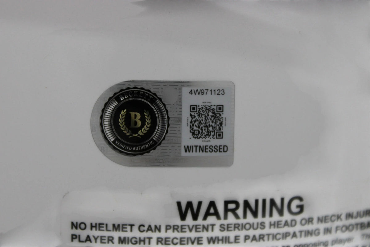 Breece Hall Autographed New York Jets 2024 ALT 2 Authentic Helmet