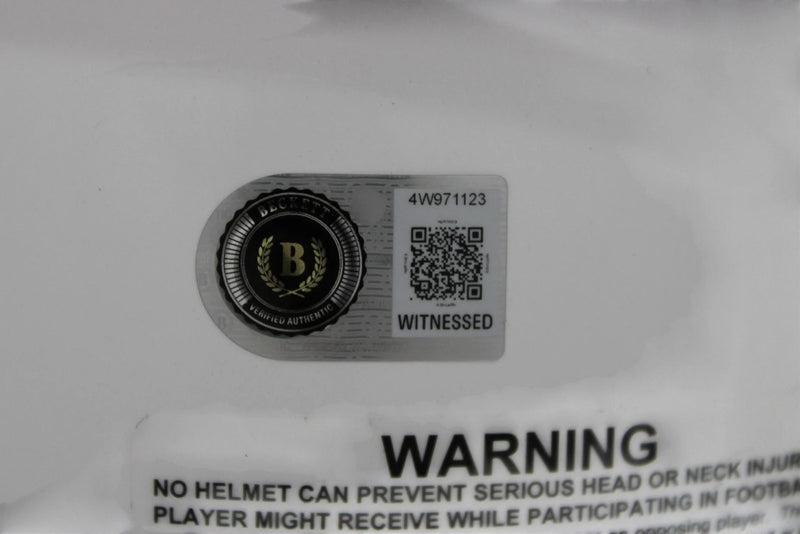 Breece Hall Autographed New York Jets 2024 ALT 2 Authentic Helmet