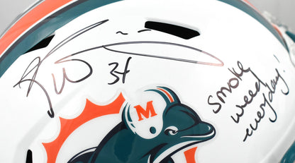 Ricky Williams Signed Miami Dolphins Full Size Speed Replica Helmet