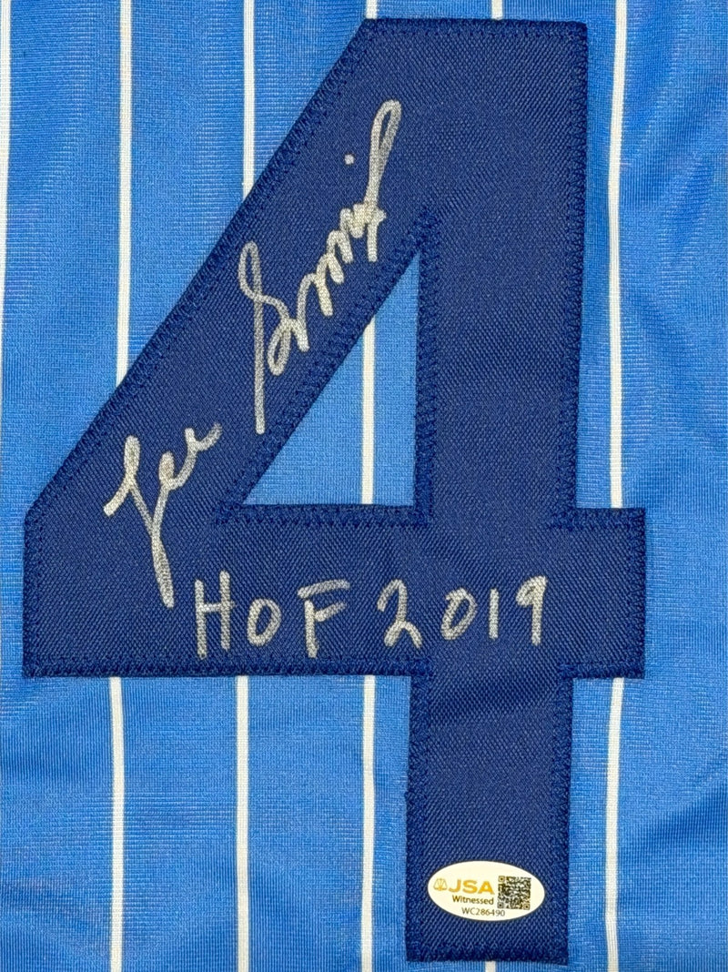Lee Smith Signed Chicago Cubs Custom Jersey (HOF 2019)