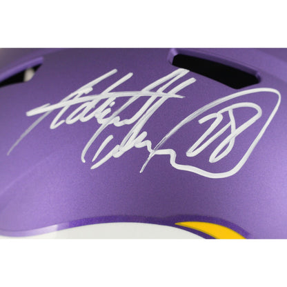 Adrian Peterson Minnesota Vikings Autographed Full Size Tribute Helmet