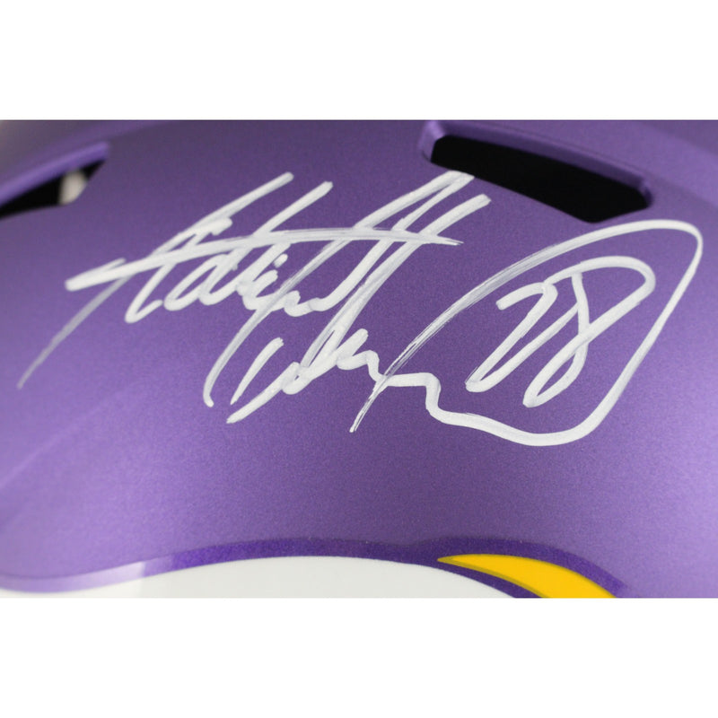 Adrian Peterson Minnesota Vikings Autographed Full Size Tribute Helmet