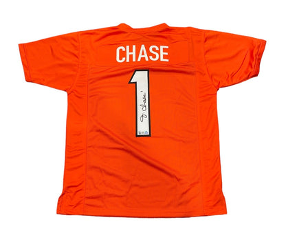 Ja'Marr Chase Cincinnati Bengals Autographed Custom Jersey (Beckett COA)