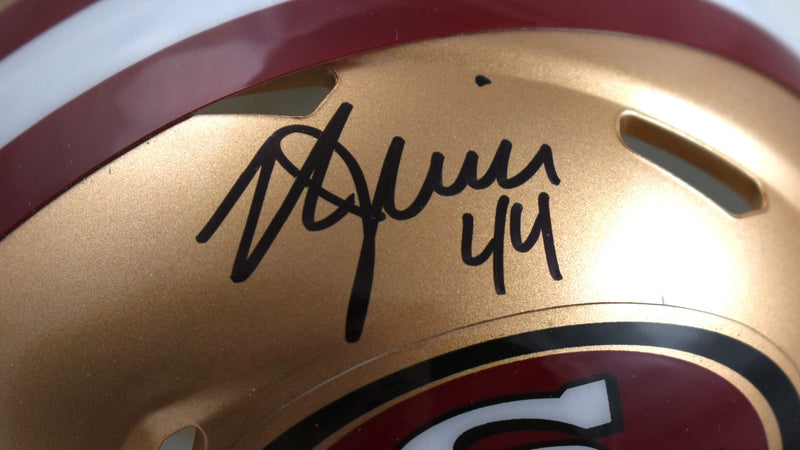 Kyle Juszczyk Signed San Francisco 49ers Black Speed Mini Helmet