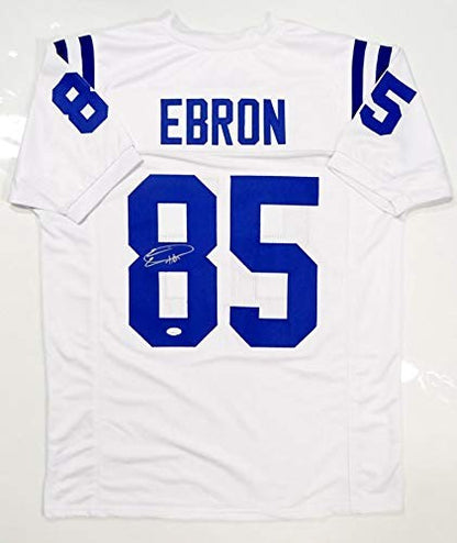 Eric Ebron Signed White Custom Football Jersey
