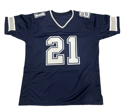 Ezekiel Elliott Signed Dallas Cowboys Custom Football Jersey