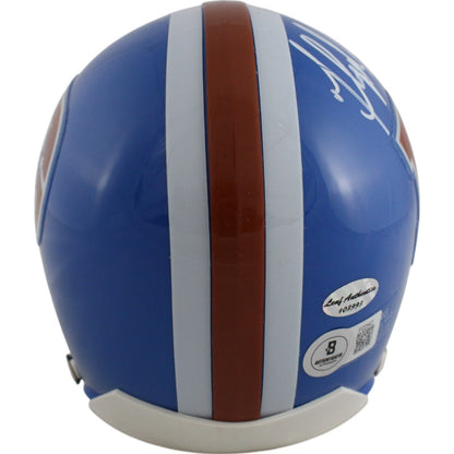 Floyd Little Autographed Denver Broncos Throwback Mini Helmet