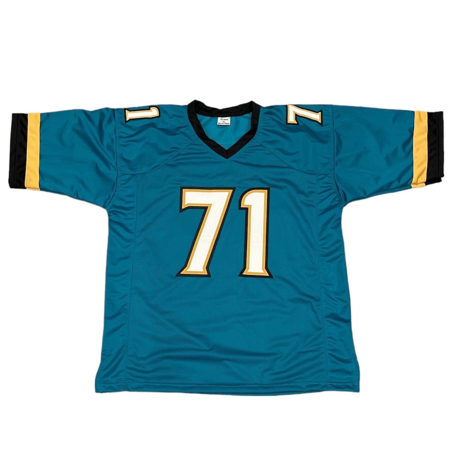 Tony Boselli Jacksonville Jaguars Signed Custom Jersey HOF 22 (Beckett)