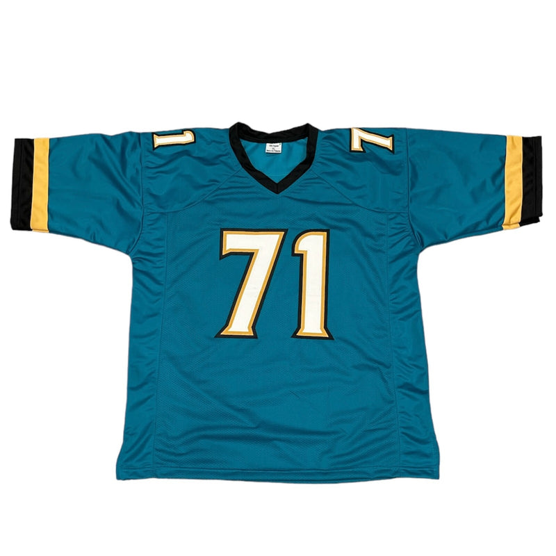 Tony Boselli Jacksonville Jaguars Signed Custom Jersey HOF 22 (Beckett)