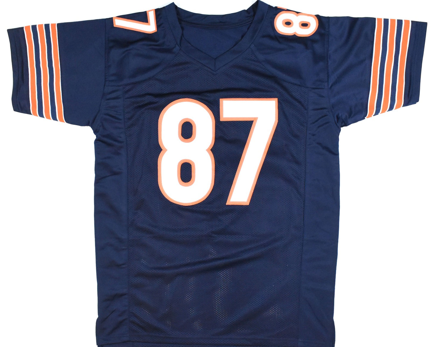 Luther Burden Autographed Chicago Bears Custom Blue Jersey