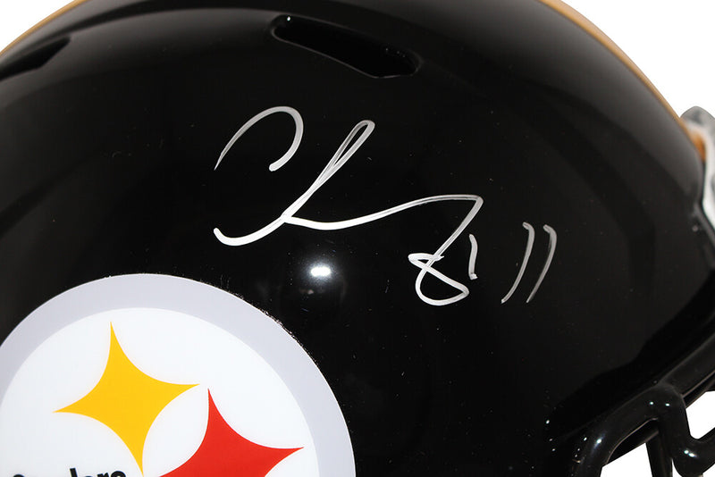 Chase Claypool Signed Pittsburgh Steelers Full Size Speed Replica Helmet BAS