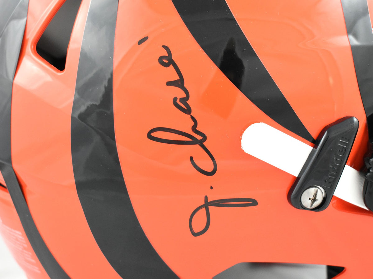 Ja'Marr Chase Signed Cincinnati Bengals Full Size Speedflex Helmet
