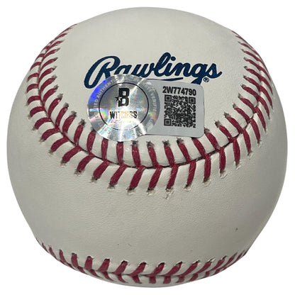 Lee Smith Signed HOF 2019 Inscribed Official Major League Baseball BAS