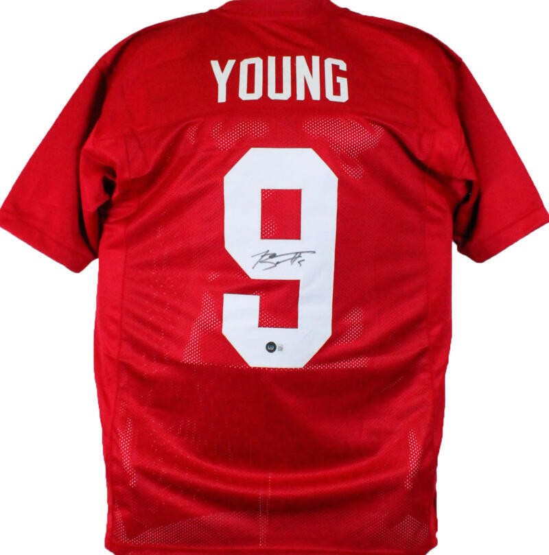 Bryce Young Signed Black Custom Football Jersey
