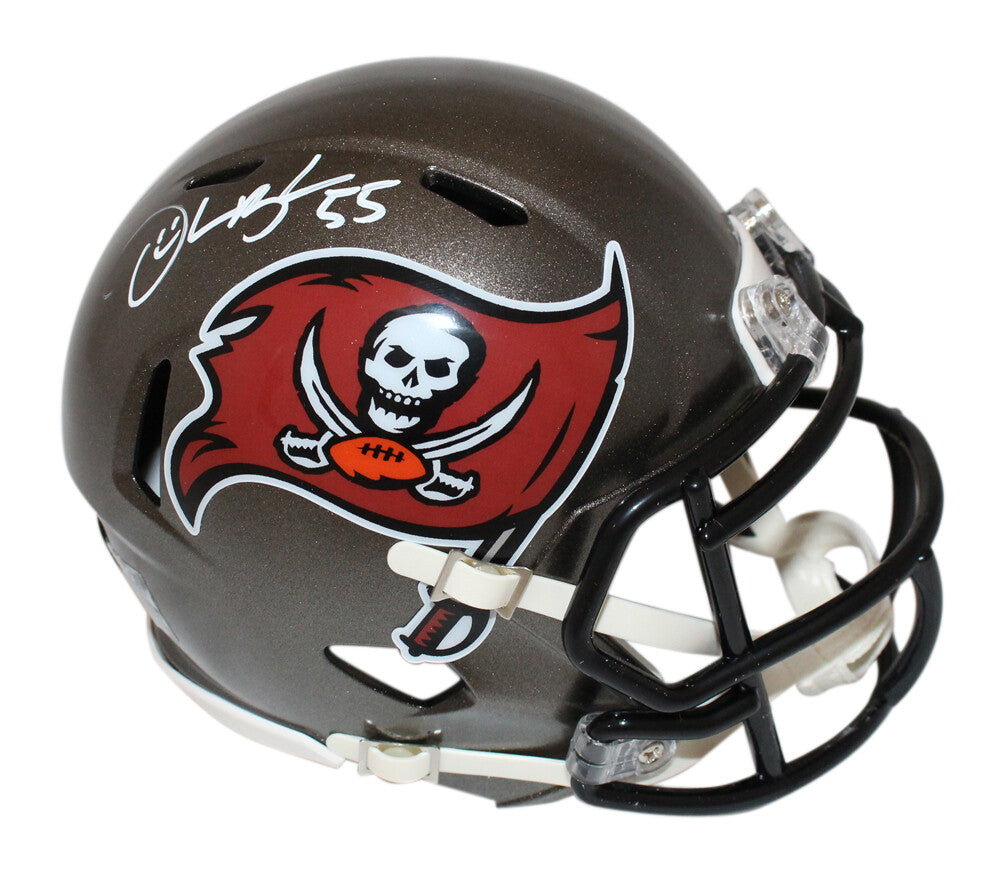 Derrick Brooks Autographed Tampa Bay Buccaneers Mini Helmet - HOF Inscribed