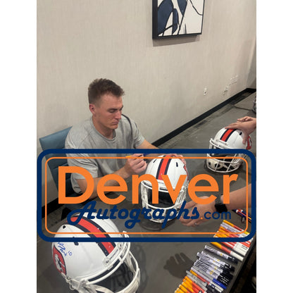 Bo Nix Signed Denver Broncos 2023 Alternate Full Size Helmet