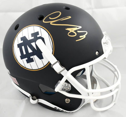 Chase Claypool Autographed Notre Dame Fighting Irish Full Size Helmet