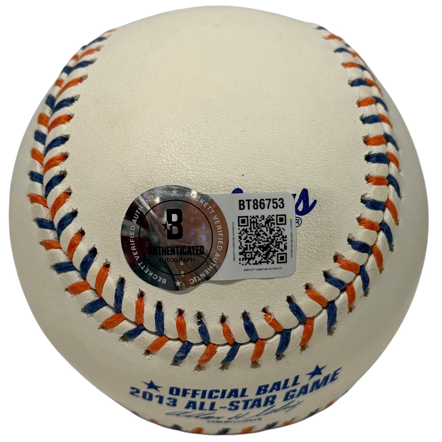 David Wright Signed 2013 All-Star Game Baseball (Mets) - Beckett BAS