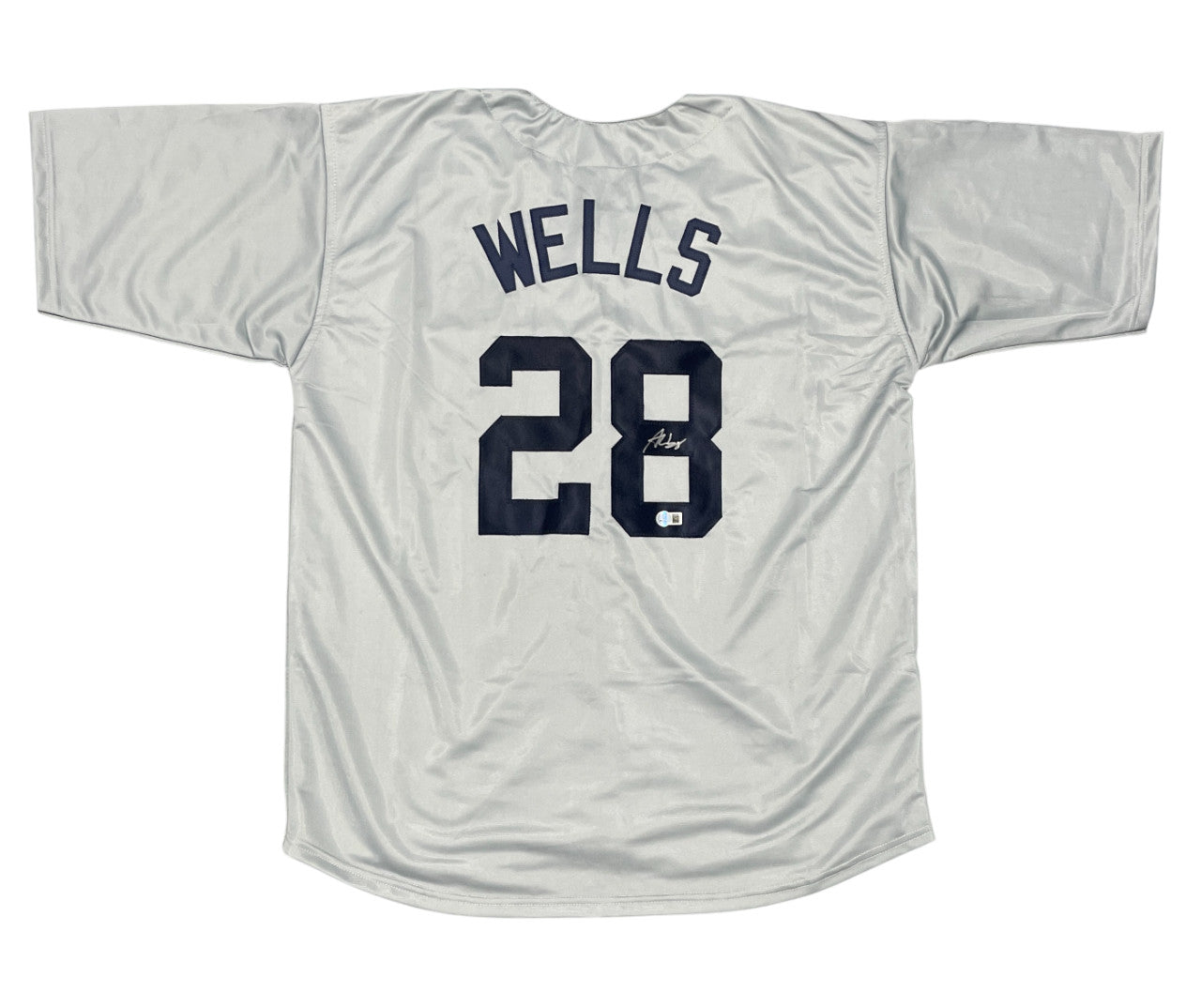Austin Wells New York Yankees Autographed Custom Jersey Beckett BAS