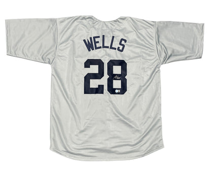 Austin Wells New York Yankees Autographed Custom Jersey Beckett BAS