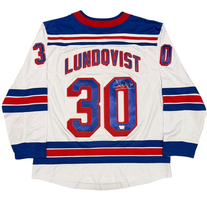 Henrik Lundqvist New York Rangers Signed White Fanatics Jersey
