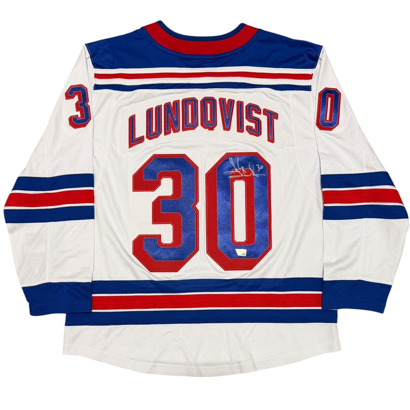Henrik Lundqvist New York Rangers Signed White Fanatics Jersey