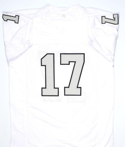 Davante Adams Signed White and Gray Custom Jersey