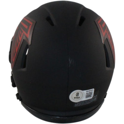 Bijan Robinson Atlanta Falcons Signed Riddell Eclipse Mini Helmet